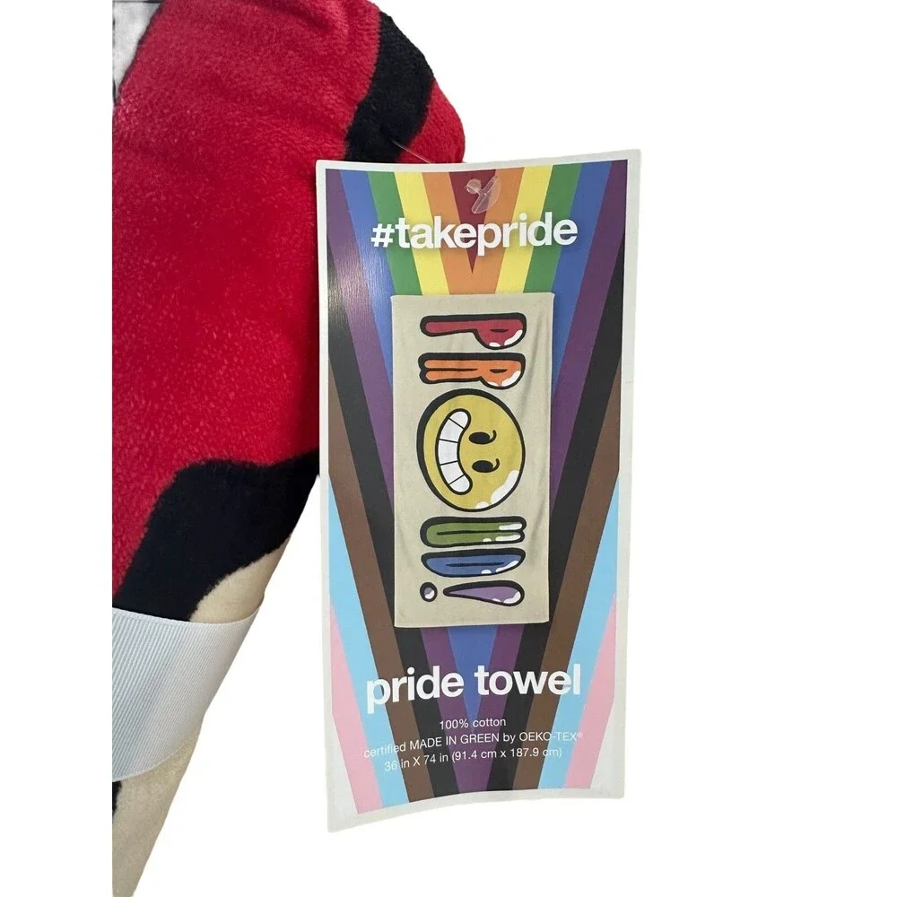 Pride Beach Towel PROUD! 100% Cotton 36